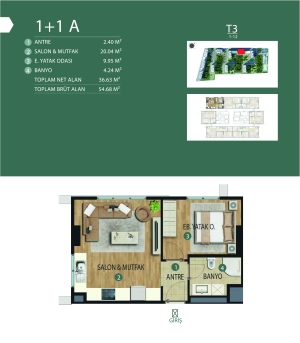 KARTAL/İSTANBUL'DA DENİZE SIFIR AİLE KONSEPT PROJESİ