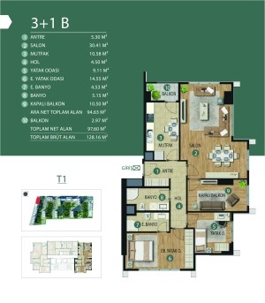 KARTAL/İSTANBUL'DA DENİZE SIFIR AİLE KONSEPT PROJESİ