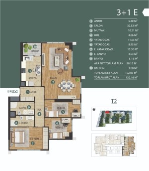 KARTAL/İSTANBUL'DA DENİZE SIFIR AİLE KONSEPT PROJESİ