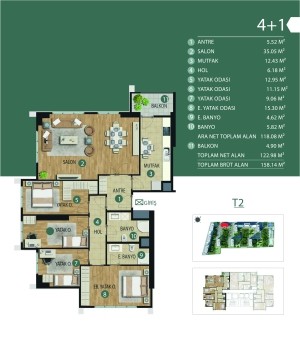 KARTAL/İSTANBUL'DA DENİZE SIFIR AİLE KONSEPT PROJESİ