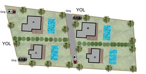 BODRUM/MUĞLA'DA LÜX VİLLA KONSEPT PROJESİ