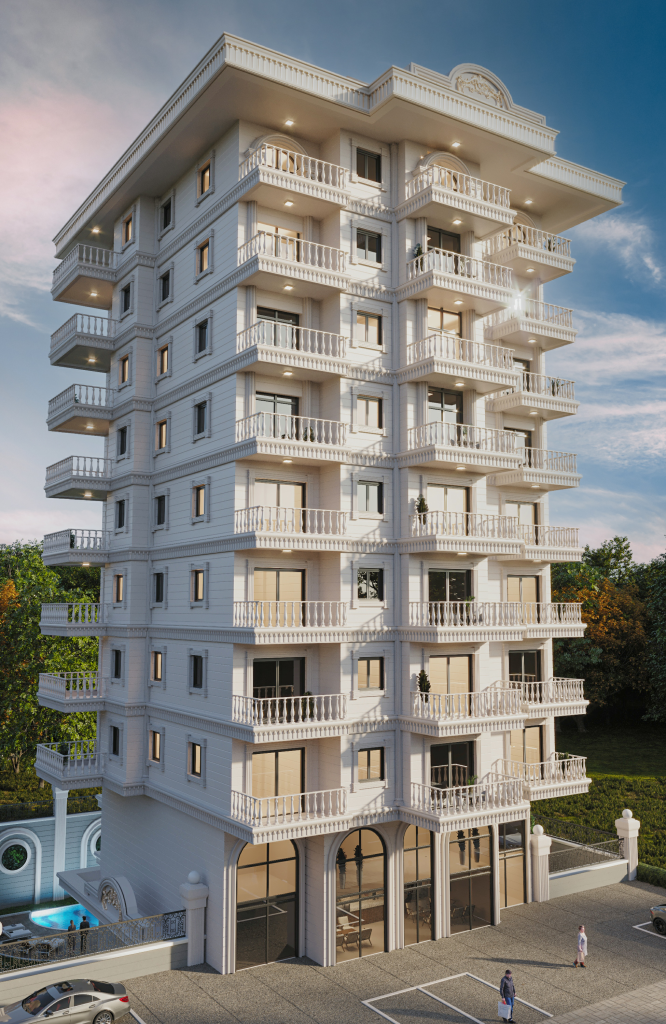 AWESOME PROJECT FOR COMFORTABLE LIFE WITH SEA VIEW IN ALANYA/ANTALYA