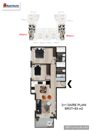 AWESOME PROJECT FOR COMFORTABLE LIFE WITH SEA VIEW IN ALANYA/ANTALYA