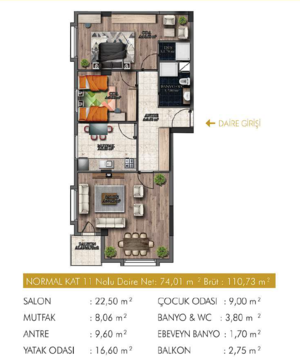 BEYLİKDÜZÜ İKAMETE UYGUN LÜKS DAİRE