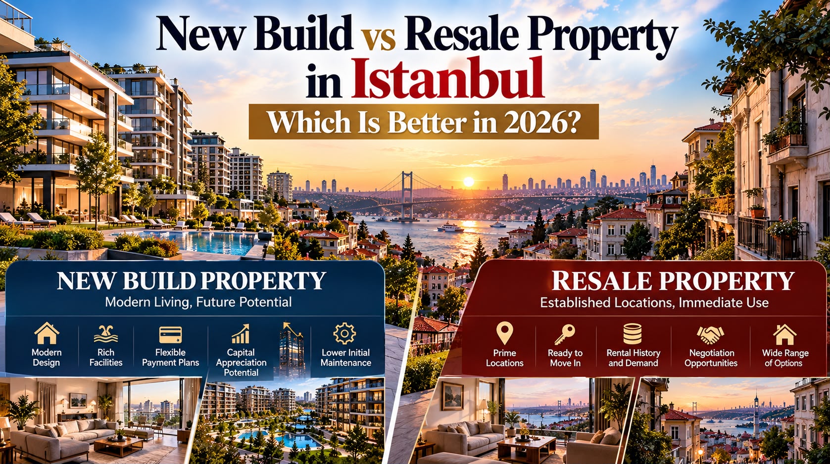 New Build vs Resale Property in Istanbul: Which Is Better in 2026?